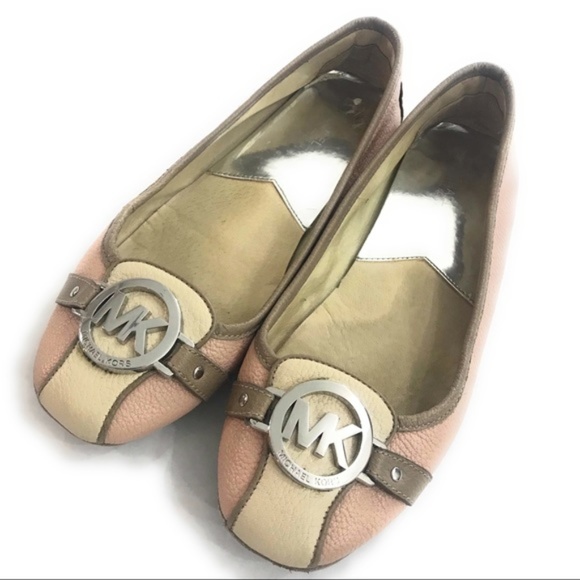 Michael Kors Shoes - Michael Kors Womens Ballet Flats, Neutral, 8